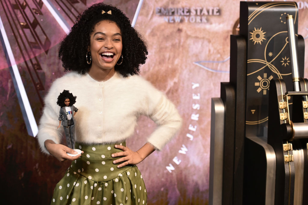Actress Yara Shahidi Celebrates Barbie's 60th Anniversary & International Women's Day