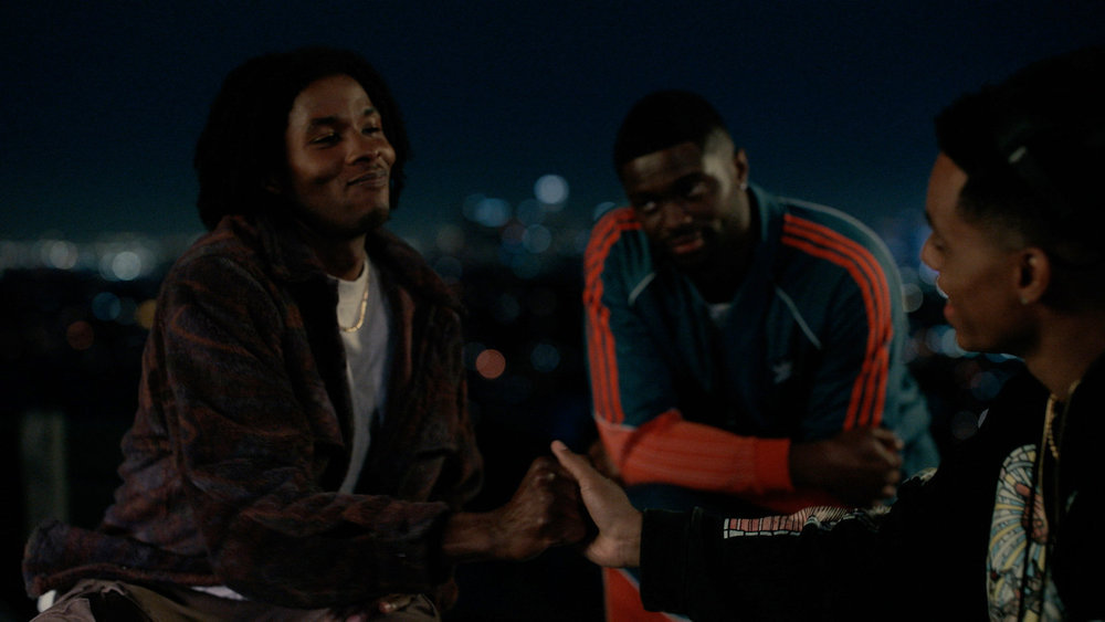 Kicking' It With Teammates