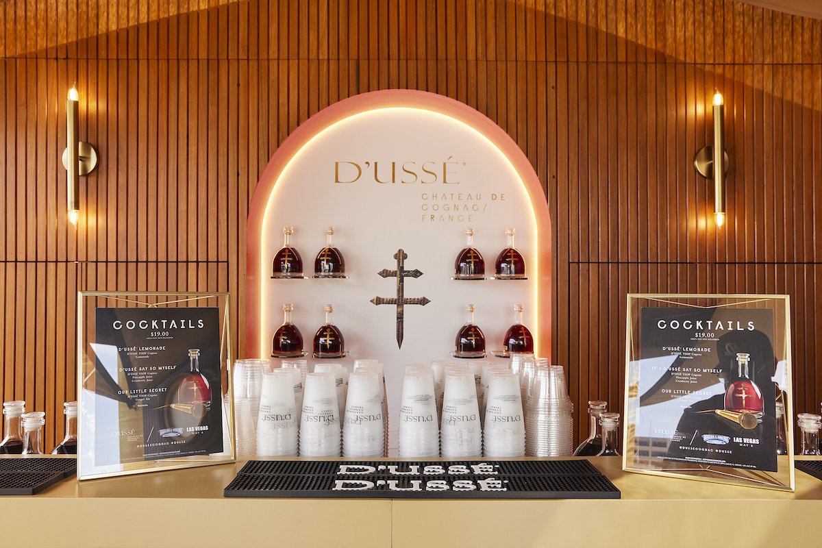 Bryson Tiller, N.O.R.E, Dem Franchize Boyz and more toast with D'USSÉ at Lovers & Friends in Las Vegas