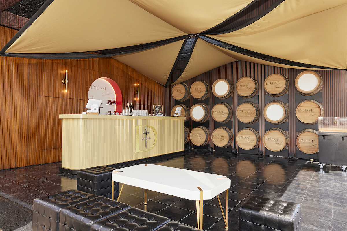 Bryson Tiller, N.O.R.E, Dem Franchize Boyz and more toast with D'USSÉ at Lovers & Friends in Las Vegas