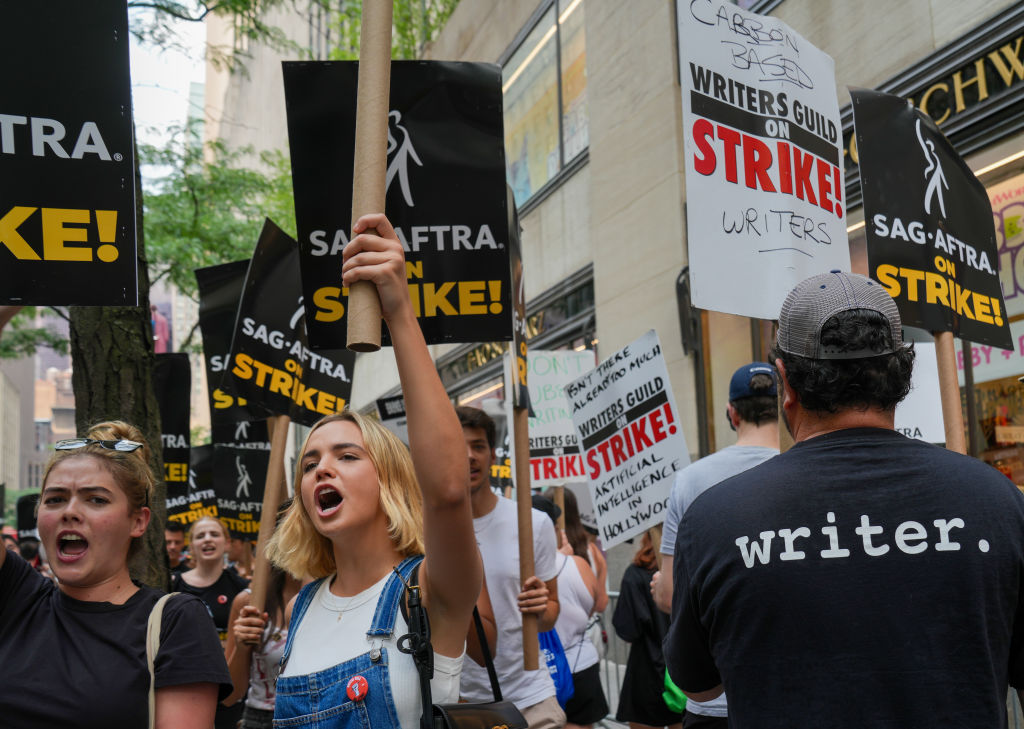 Screen and Television Actors rally in New York City