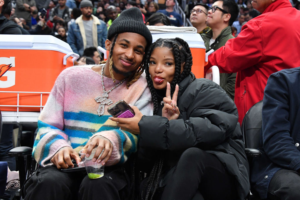 Celebrities At The Los Angeles Clippers Game