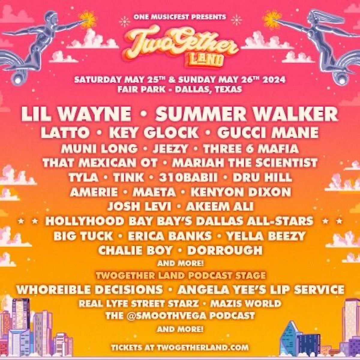 TwoGether Land Festival Flyer