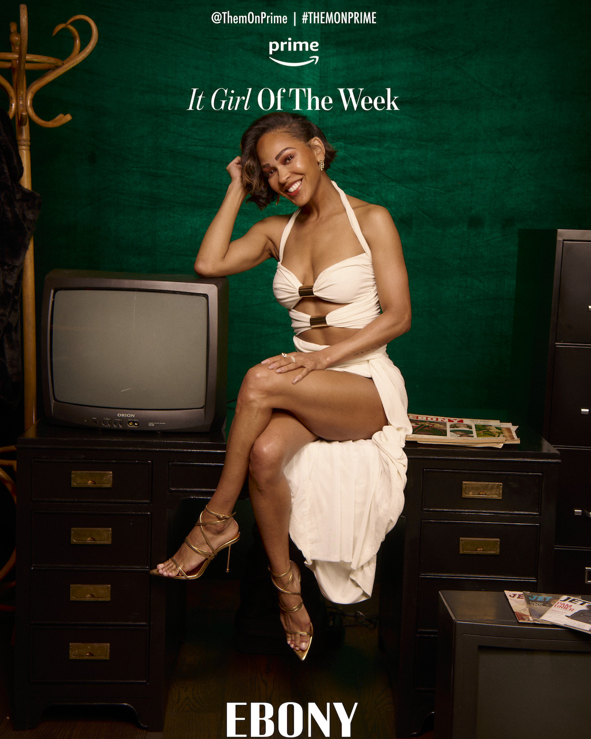 Meagan Good attends Prime Video It Girl Brunch honoring Pam Grier with Deborah Ayorinde