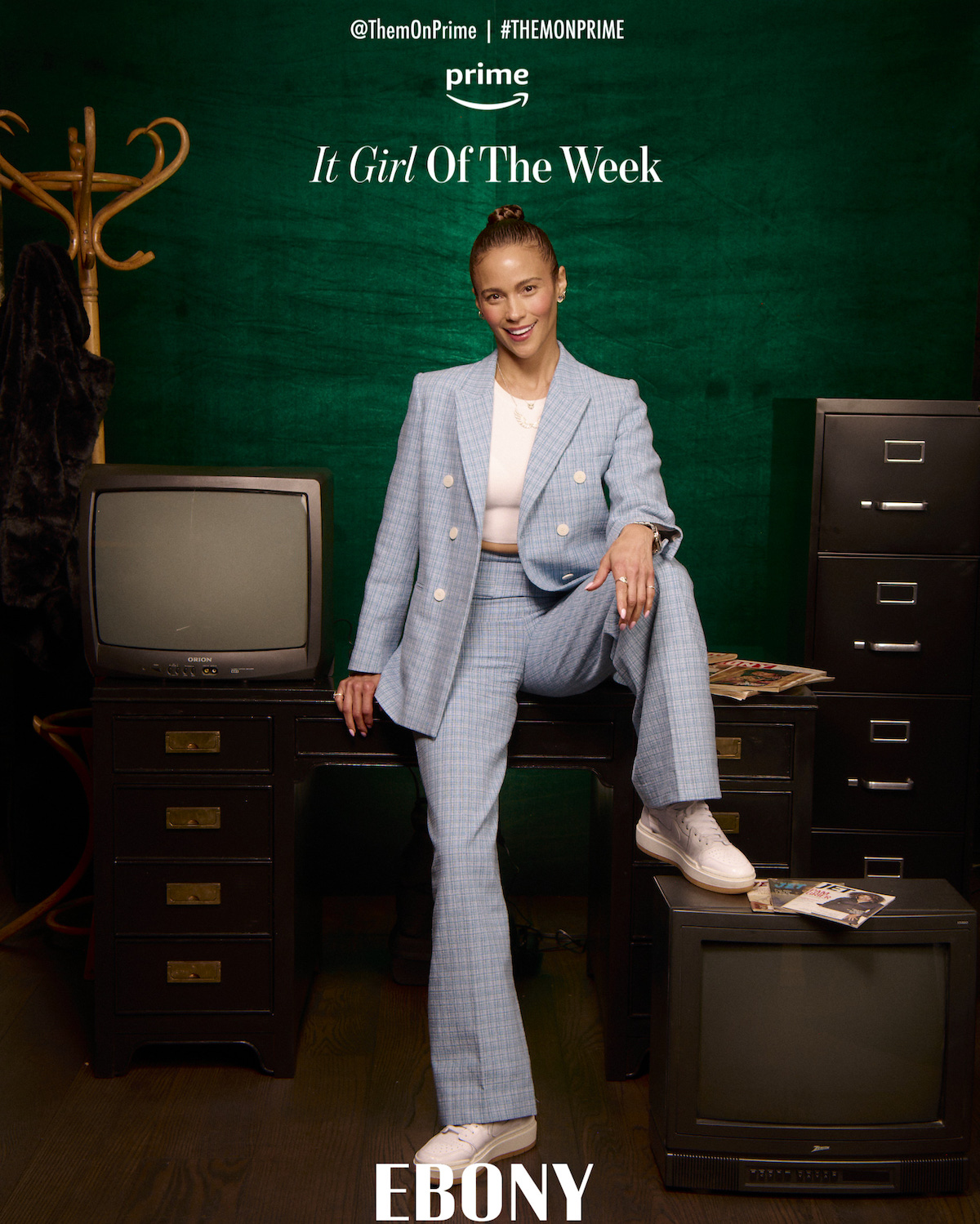 Paula Patton attends Prime Video It Girl Brunch honoring Pam Grier with Deborah Ayorinde