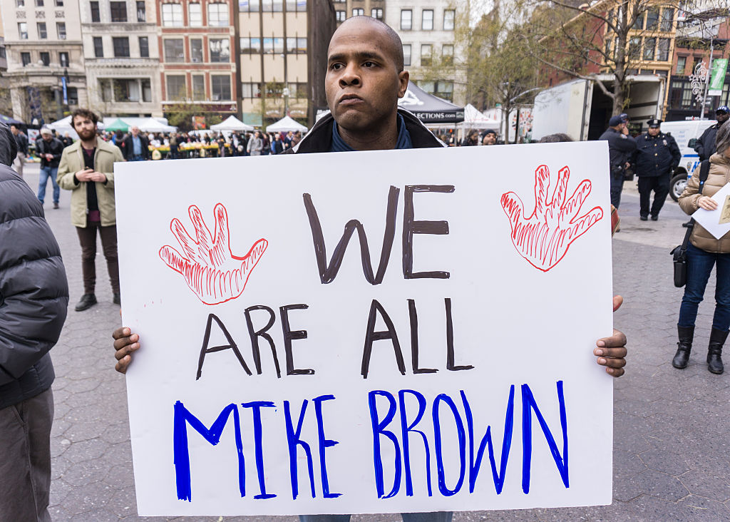 USA - High School Students Protest Ferguson Grand Jury Decision in New York City