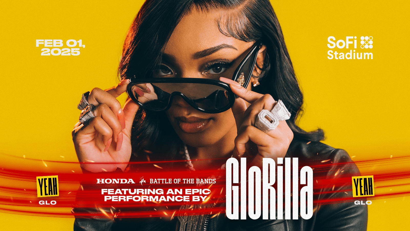 GloRilla for 2025 Honda Battle of the Bands