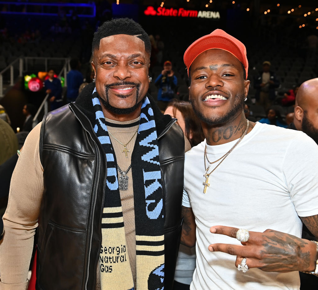 Celebrities Attend Memphis Grizzlies v Atlanta Hawks
