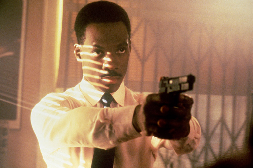 On the set of Beverly Hills Cop II
