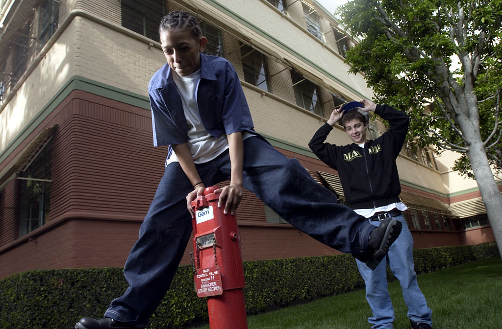 Khleo (cq) Thomas, 14 (left), and Shia (cq) LaBeouf (cq), 16, are the kid leads of the movie "Holes.
