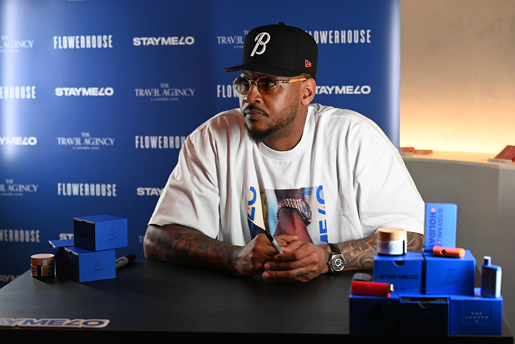 Carmelo Anthony Debuts Cannabis Brand STAYME70 ahead of 420 at The Travel Agency