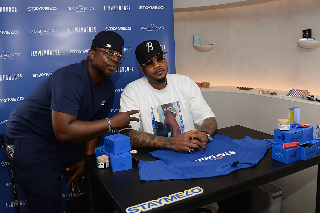 Carmelo Anthony Debuts Cannabis Brand STAYME70 ahead of 420 at The Travel Agency