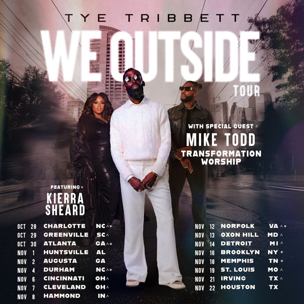 Tye Tribbett Tour Flyer