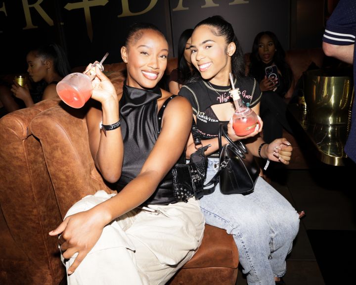 W/ The Signature Drinks In Hand